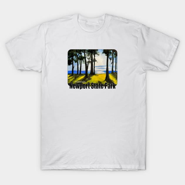 Newport State Park, Wisconsin T-Shirt by MMcBuck